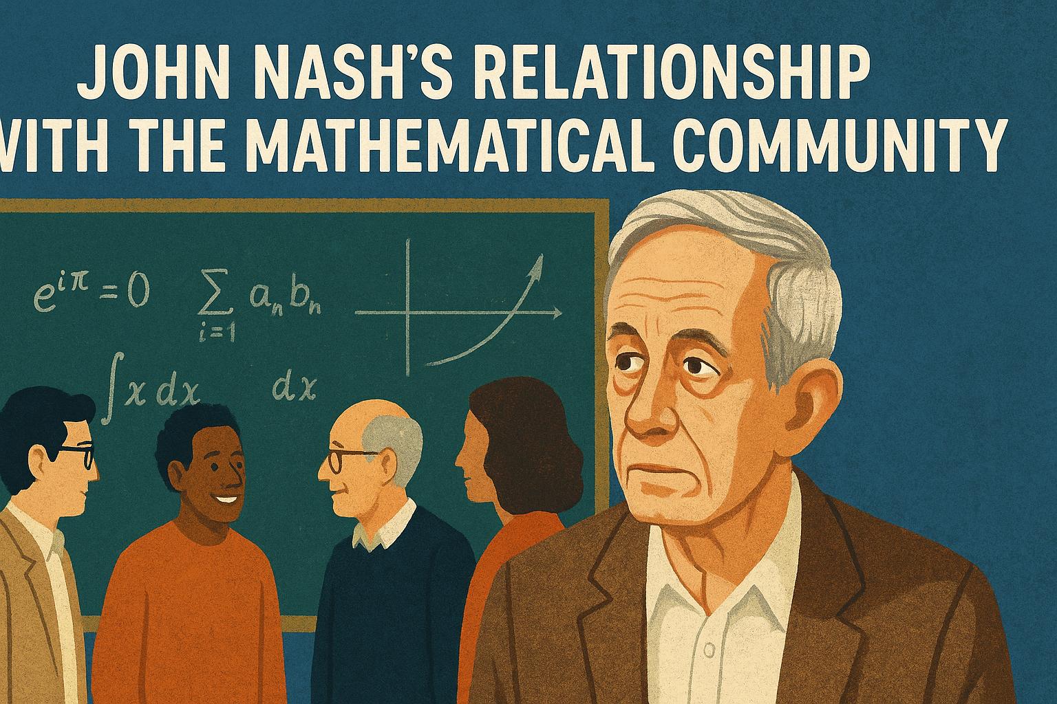 John Nash’s Relationship with the Mathematical Community