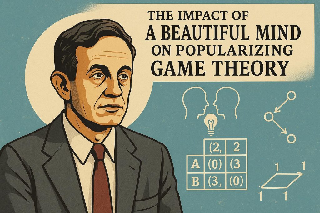 The Impact of A Beautiful Mind on Popularizing Game Theory