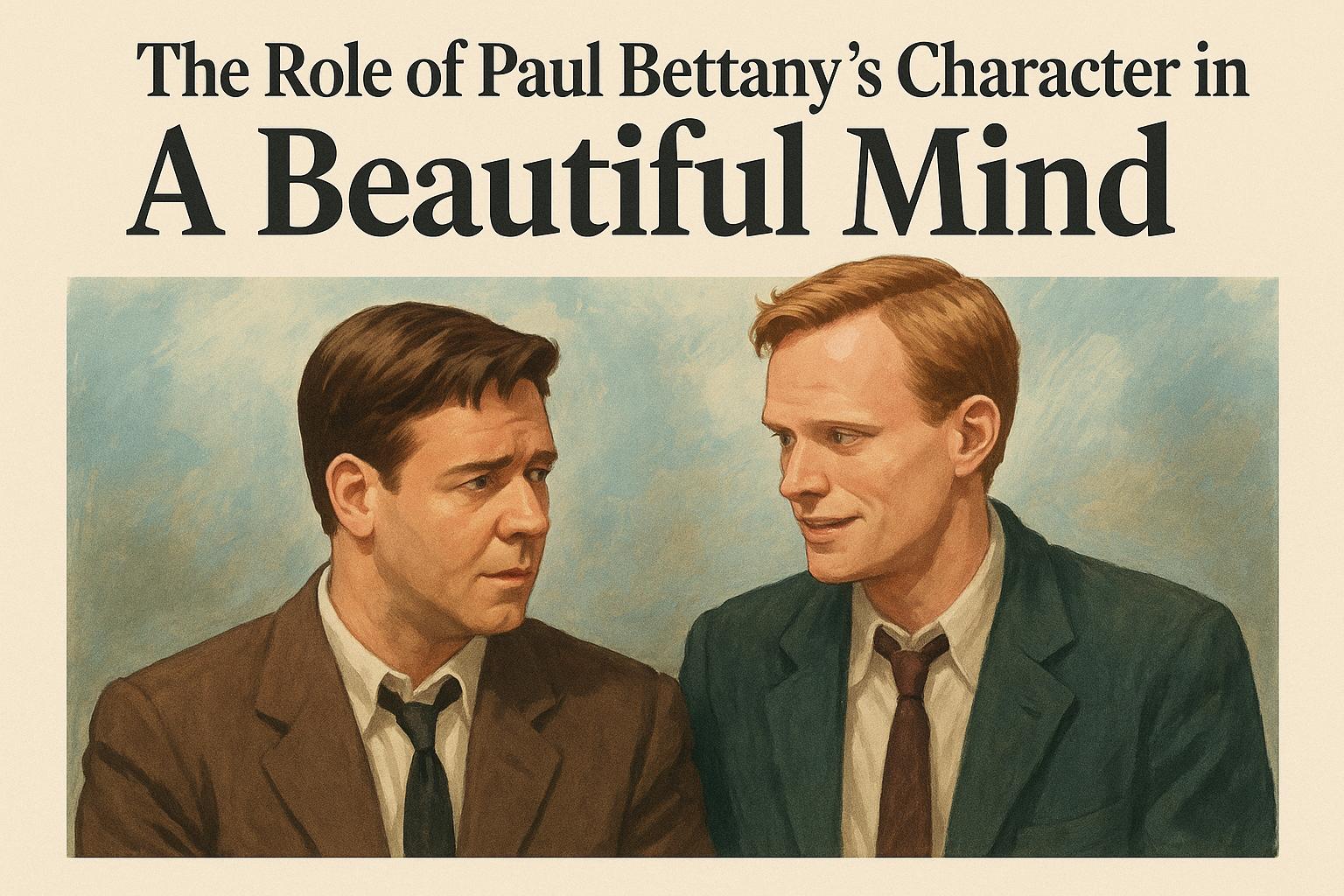 The Role of Paul Bettany’s Character in A Beautiful Mind